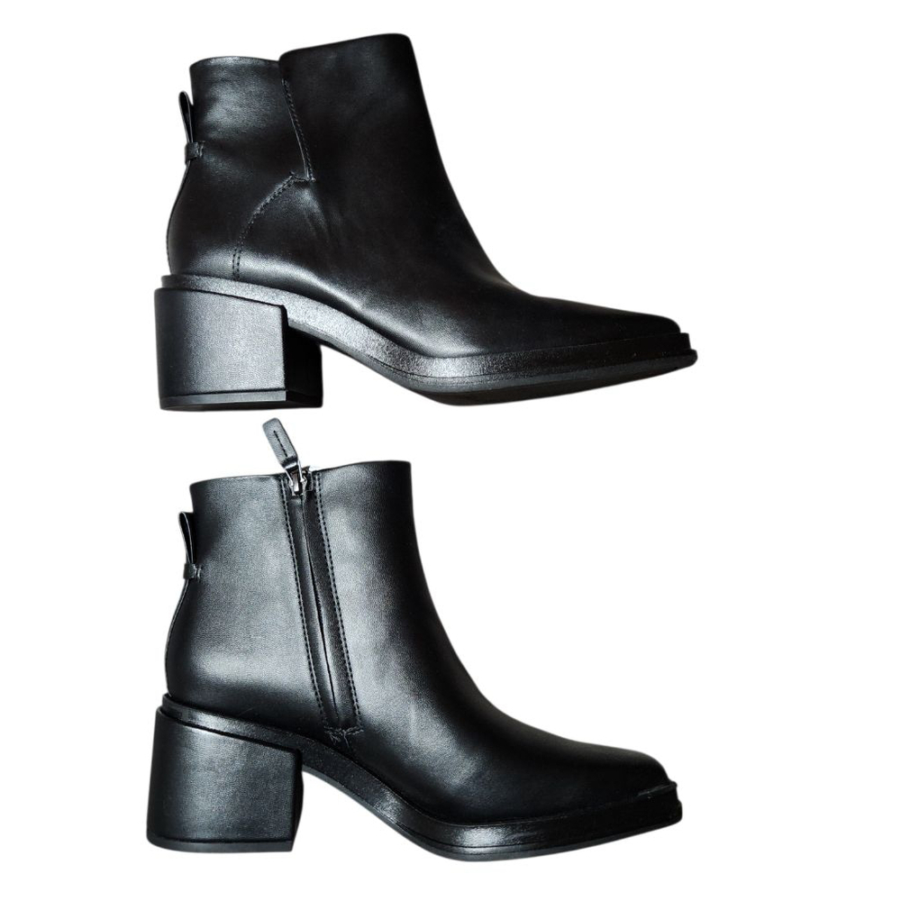 Franco Sarto Black Boots Womens Size 9 5 - Picture 4 of 7